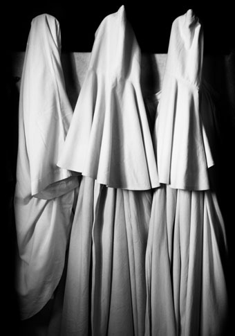 Monks Robes, Abbey of Sant' Antimo by Ron Rosenstock