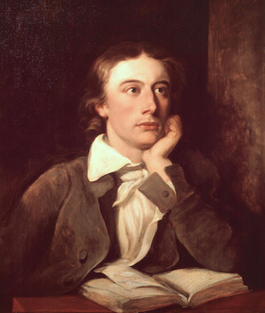 John Keats portrait by William Hilton